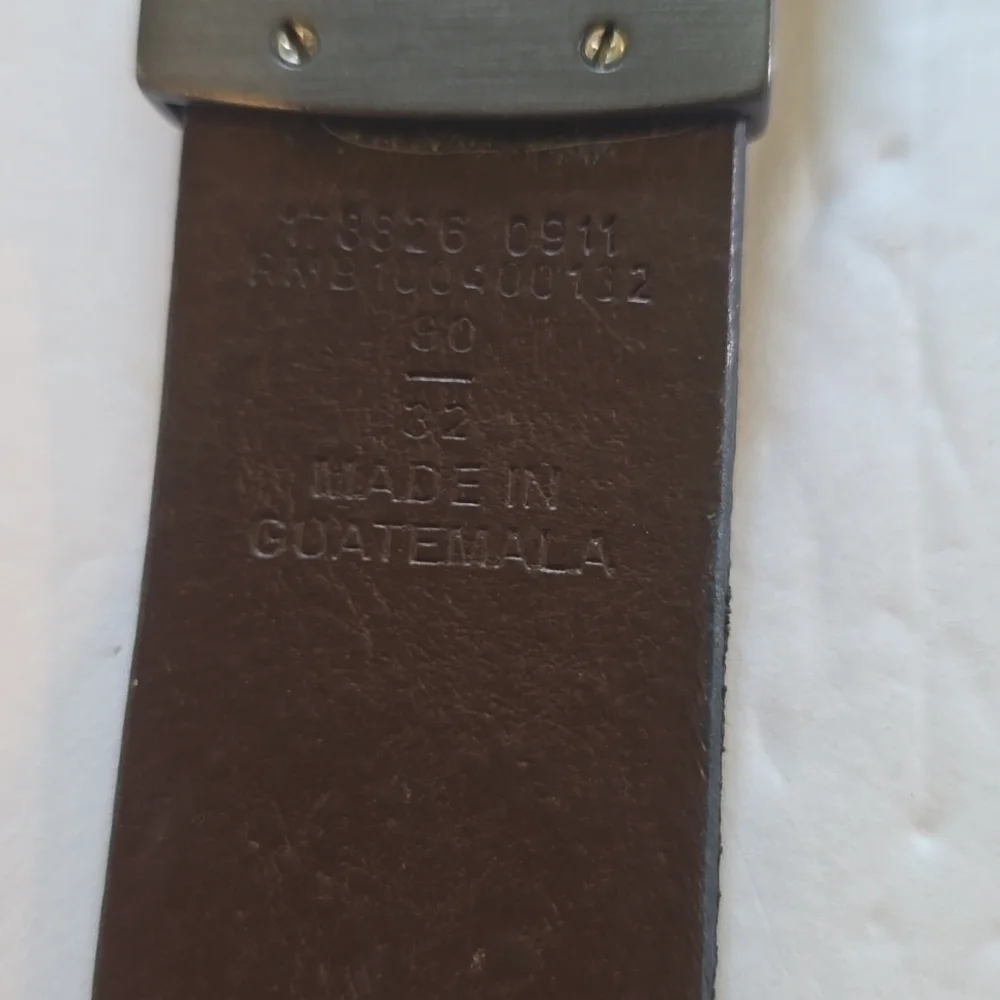 Relic Mens Reversible Premium leather Black/ Brown gun metal preppy belt Sz.M/L